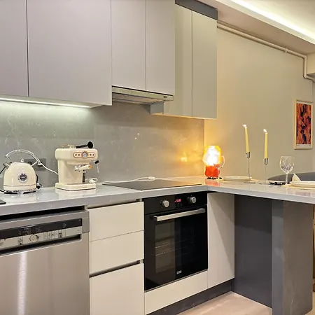 Sisli Gem Modern 1br With Ac Apartamento